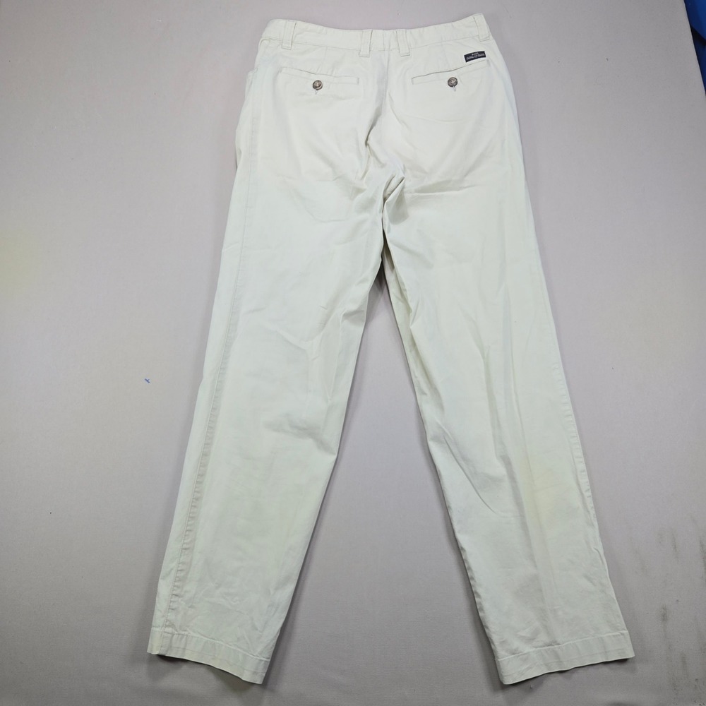 Hugo Boss Mick Trousers Chino Putty Beige Straight Cotton Mens 48 - Picture 2 of 13
